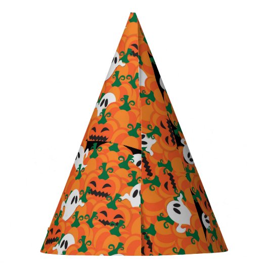 Chapeaux De Fètes Patch Citrouille Haunted Halloween Ghosts (Dos)