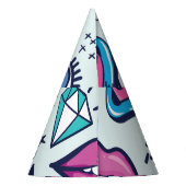 Chapeaux De Fètes Patch de mode : Stickers Pop Art. (Dos)