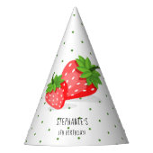 Chapeaux De Fètes Patch fraise (Devant)