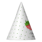 Chapeaux De Fètes Patch fraise (Gauche)