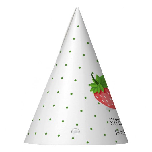 Chapeaux De Fètes Patch fraise (Gauche)