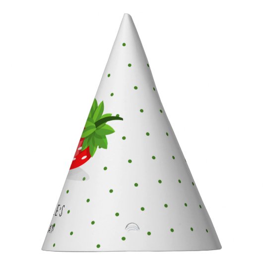 Chapeaux De Fètes Patch fraise (Droite)