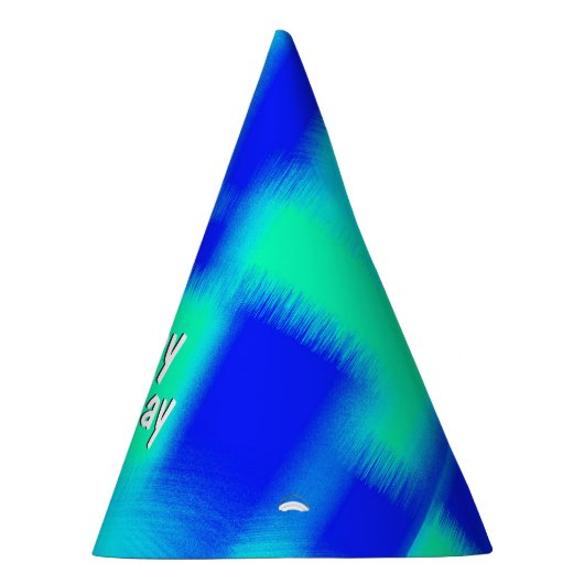 Chapeaux De Fètes Patchwork bleu et vert (Droite)