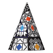 Chapeaux De Fètes Patchwork Maori : Ethnic Carpet Design. (Gauche)