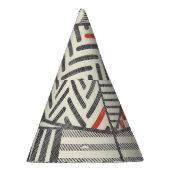 Chapeaux De Fètes Patchwork rétro : Conception géométrique Abstraite (Droite)