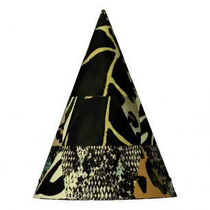 Chapeaux De Fètes Patchwork Safari : Poster de animal aquarelle.