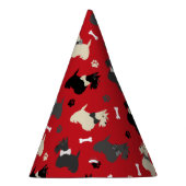 Chapeaux De Fètes Pâtes et os de Terrier écossais (Droite)