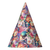 Chapeaux De Fètes Patinage rose et bleu Roller Anime Girl Anniversai (Gauche)