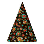 Chapeaux De Fètes Pattern de Ethnic Brooches Seamless (Gauche)