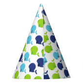 Chapeaux De Fètes Pattern of Whales, Cute Whales, Sea Animals (Dos)