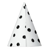 Chapeaux De Fètes Patters de Black and White Abstract (Dos)