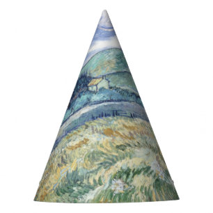 Chapeaux De Fètes Paysage derrière Saint-Paul Vincent van Gogh