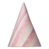 Chapeaux De Fètes Peach Stripes rose Anniversaire (Droite)