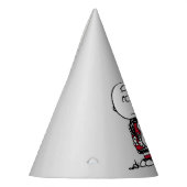 Chapeaux De Fètes PEANUTS | Motif rouge et noir (Gauche)
