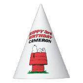 Chapeaux De Fètes Peanuts Snoopy Dog House Birthday Party Hat (Devant)