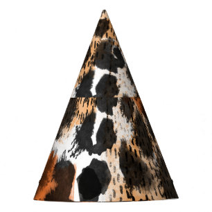 Chapeaux De Fètes Peau animale : motif léopard créatif.