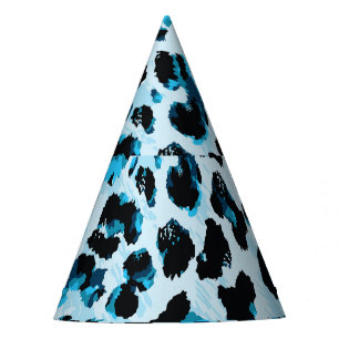 Chapeaux De Fètes Peau de Cheetah léopard : Aquarelle teinture Vinta