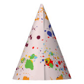Chapeaux De Fètes Peinture 8e anniversaire fête des éclaboussures co (Dos)