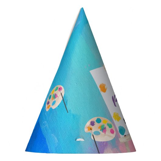 Chapeaux De Fètes Peinture Art Artiste Peinture Anniversaire Thème (Gauche)