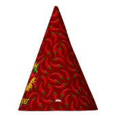 Chapeaux De Fètes Pepper chili avec Casquette Flamme Party (Droite)