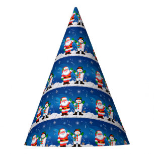 Chapeaux De Fètes Père Noël et Snowman