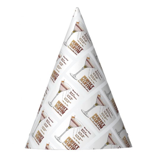 Chapeaux De Fètes Perfect Martini Cocktail Recette Art (Devant)