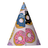 Chapeaux De Fètes Personalized Donut-Themed Birthday Cone (Dos)