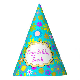 Chapeaux De Fètes Personnalisable Casquettes de fête d'anniversaire