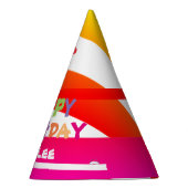 Chapeaux De Fètes Personnalisé moderne Anniversaire Nom Cool mignon  (Droite)