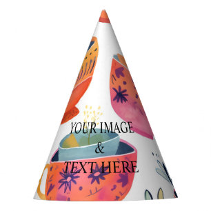 Chapeaux De Fètes Personnalisé Personnalisé Votre Propre Photo & Tex