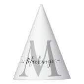 Chapeaux De Fètes Personnaliser Monogramme Initial Nom (Devant)