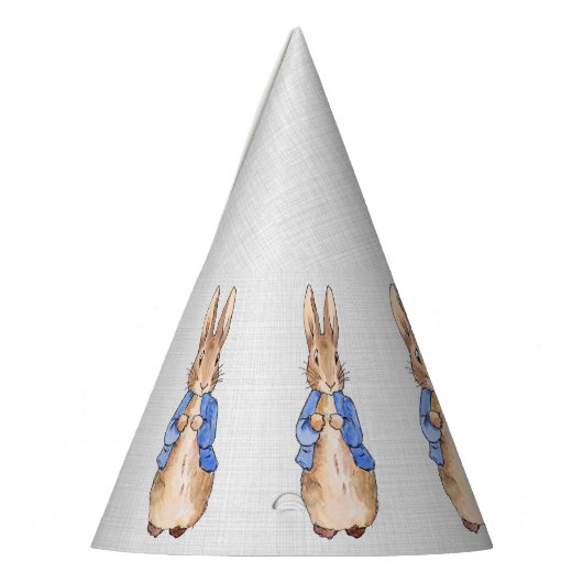 Chapeaux De Fètes Peter l'arrière - plan de linge gris lapin (Gauche)