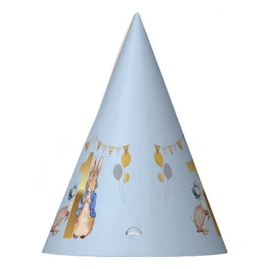 Chapeaux De Fètes Peter le lapin avec Jemima Premier anniversaire (Gauche)