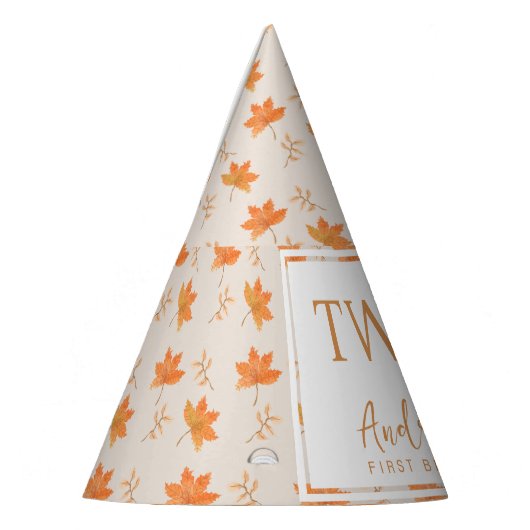 Chapeaux De Fètes Petit Citrouille Feuille d'automne automne automne (Gauche)