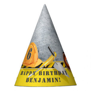 Chapeaux De Fètes Petit Handyman Construction Anniversaire