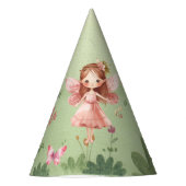 Chapeaux De Fètes Petit Papillon de château rose Fairy N'importe que (Devant)