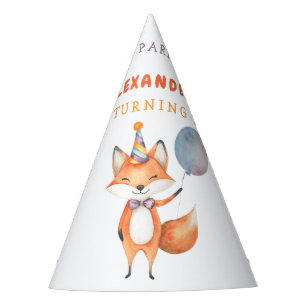 Chapeaux De Fètes Petite fête d'anniversaire de Renard