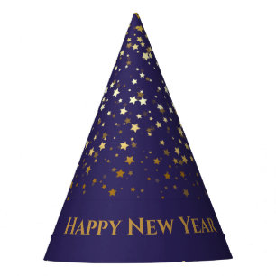 Chapeaux De Fètes Petite Golden Stars Bonne année Casquette-pourpre