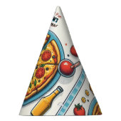 Chapeaux De Fètes petite nourriture garçon fille ado pizza premier 1 (Droite)