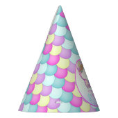 Chapeaux De Fètes Petite Sirène de Couleur - Fille 1er Anniversaire (Gauche)