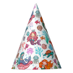 Chapeaux De Fètes petite sirène, fille, enfant Casquette de fête per