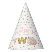 Chapeaux De Fètes Petites filles Citrouilles 2e anniversaire (Devant)