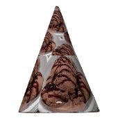 Chapeaux De Fètes Photo de crème glacée au chocolat (Droite)