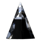 Chapeaux De Fètes Pierre de diamant : l'espace noir brille. (Dos)