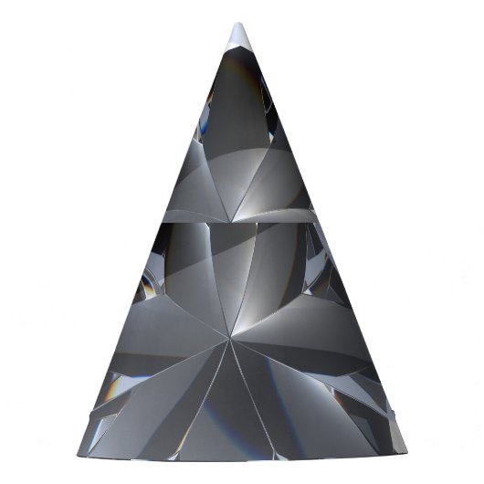 Chapeaux De Fètes Pierre de diamant : l'espace noir brille. (Devant)