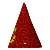 Chapeaux De Fètes Piments de chili avec flamme (Droite)
