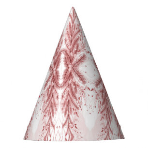 Chapeaux De Fètes Pin de Noël Rouge Décoration Neige Belle