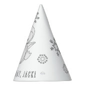 Chapeaux De Fètes Pingouin fête d'anniversaire - Couleur votre propr (Droite)