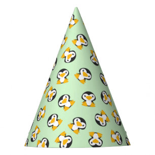 Chapeaux De Fètes Pingouin fête d'anniversaire Vert
