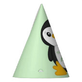 Chapeaux De Fètes Pingouin fête d'anniversaire Vert (Gauche)